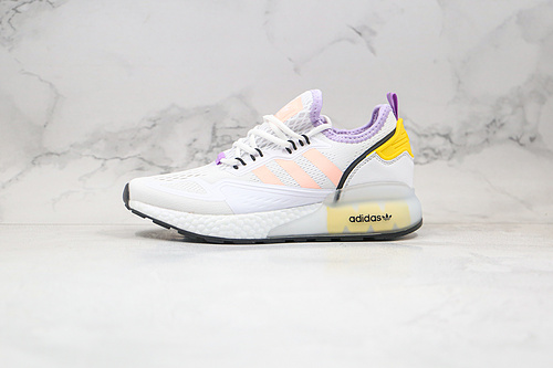 ZX 2K Boost Cloud White Pink Yellow Purple Fv2966 SIZE_ 36-40-0fd9bdd7